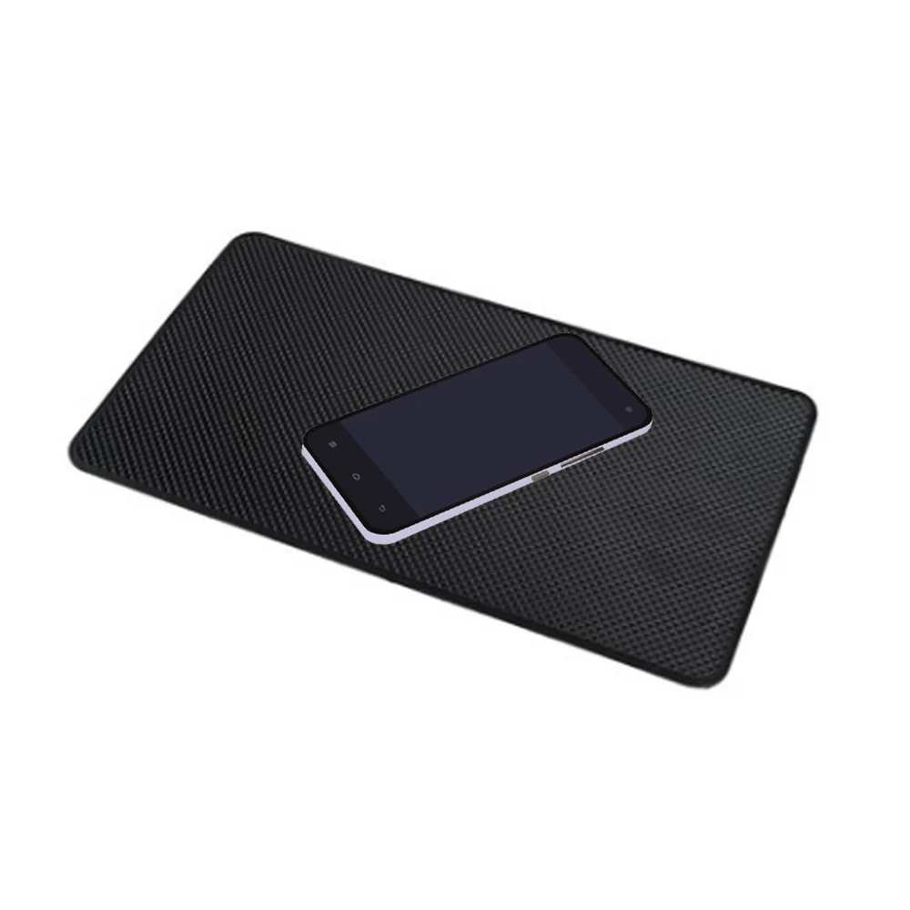 19*12 cm Car Dashboard Sticky Anti-Slip PVC Mat Silicone Anti-Slip Storage Mat Pads Non-Slip Sticky Pad For Phone Key Holder