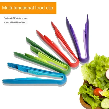 

3pcs Food Grade PP Clip Kitchen Tongs Non-slip Cooking Clip Clamp Bread BBQ Salad Tools Kitchen Accessories Kitchen Gadgets Tool