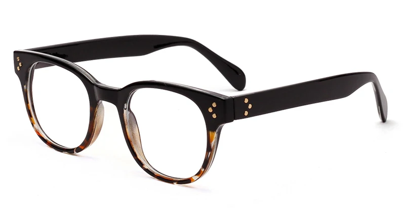 Peekaboo женские компьютерные очки анти голубой свет дешевые черные квадратные очки для мужчин унисекс оправы - Frame Color: black leopard frame