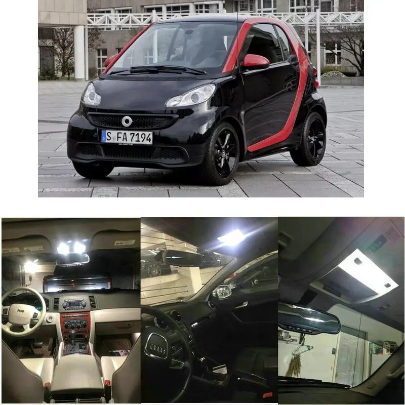 

Внутренние светодиодные лампы для 2013 Smart Fortwo