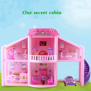 

DIY Simulation luxury villa doll house 3D puzzles doll house pretend play kid toys educational toys Christmas birthday gifts