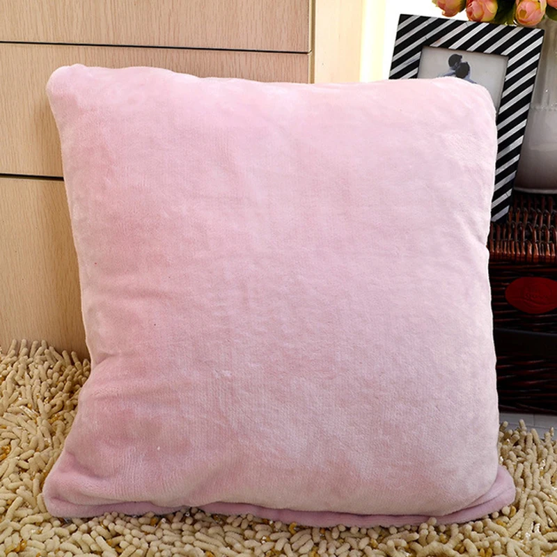 New Decorative Pillows Soft Sofa Waist Throw Cushion Cover Solid 45 x 45cm Living Room Cushion Covers Home Decor Decoration