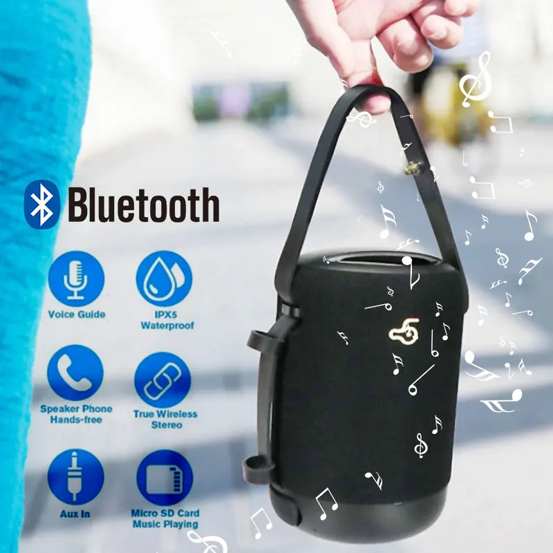 Новинка 20 Вт BD03 TWS портативный Bluetooth 5,0 динамик s 3D HiFi громкий динамик Саундбар звук стерео сабвуфер Открытый водонепроницаемый динамик