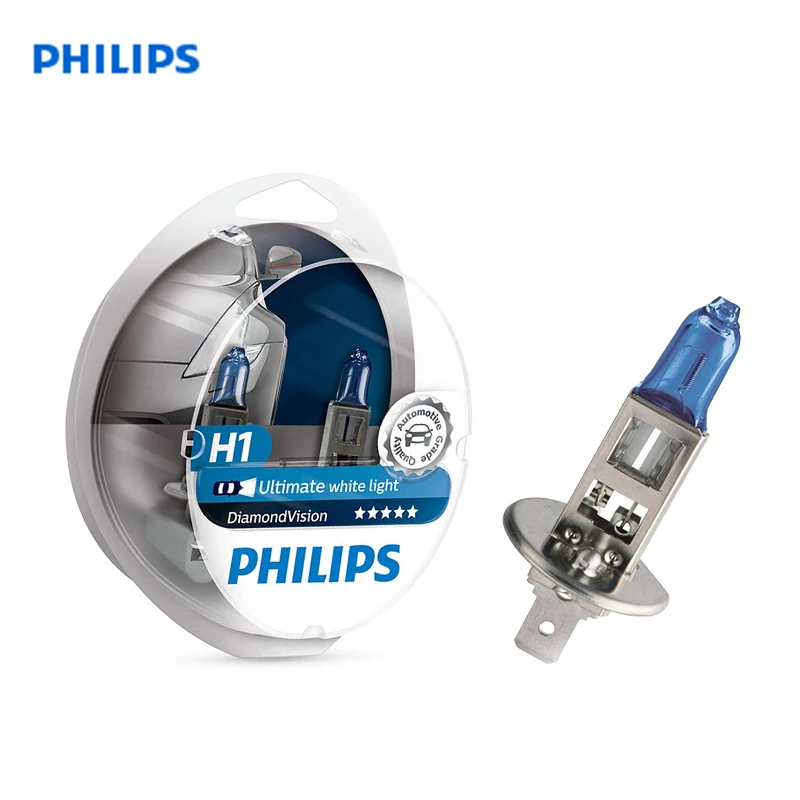 Philips 12258DVS2белый свет галогеновая лампа авто дальний свет ближний свет фара автомобильная освещение автоаксессуары