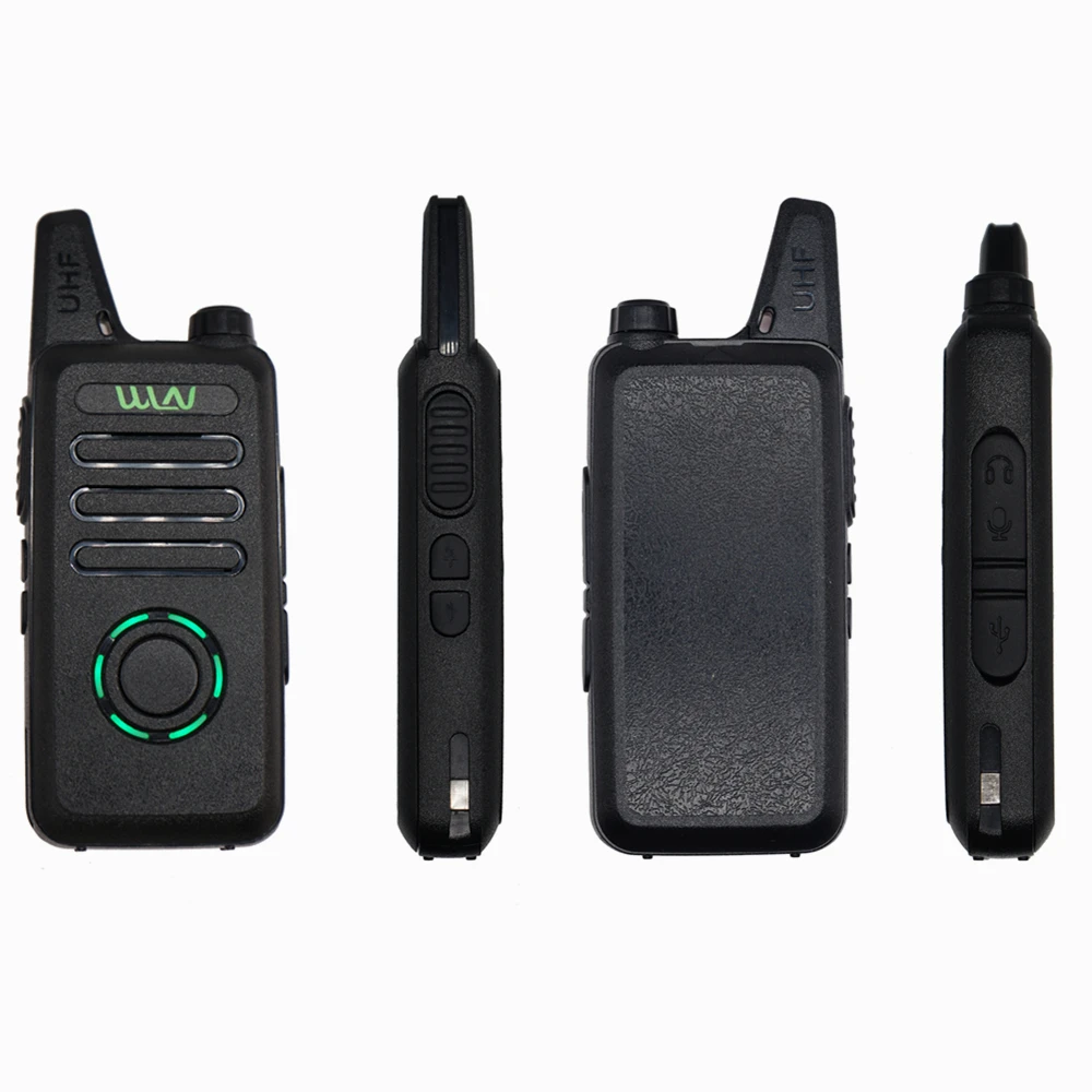 2 шт. WLN KD C1 plus Walkie Talkie Upgrade двухстороннее радио 400 520 МГц Мини Тонкий