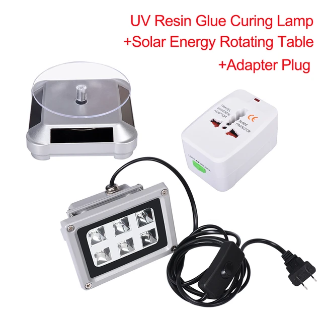 High Quality 110-260V 405nm UV LED Resin Curing Light Lamp for SLA DLP 3D  Printer Photosensitive Accessories Hot sale