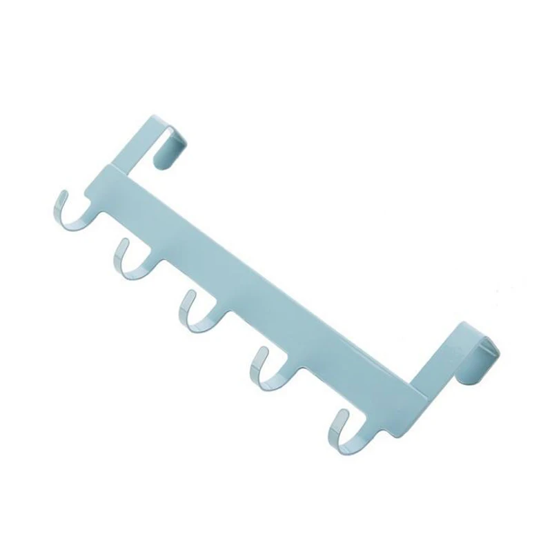 Blue 23.7x8cm Кухня Бумага Полотенца вешалка для хранения всякой всячины Органайзер Домашний Шкафчик Для Инструментов Шкаф Полка для полотенец скакательного типа - Цвет: Blue 23.7x8cm