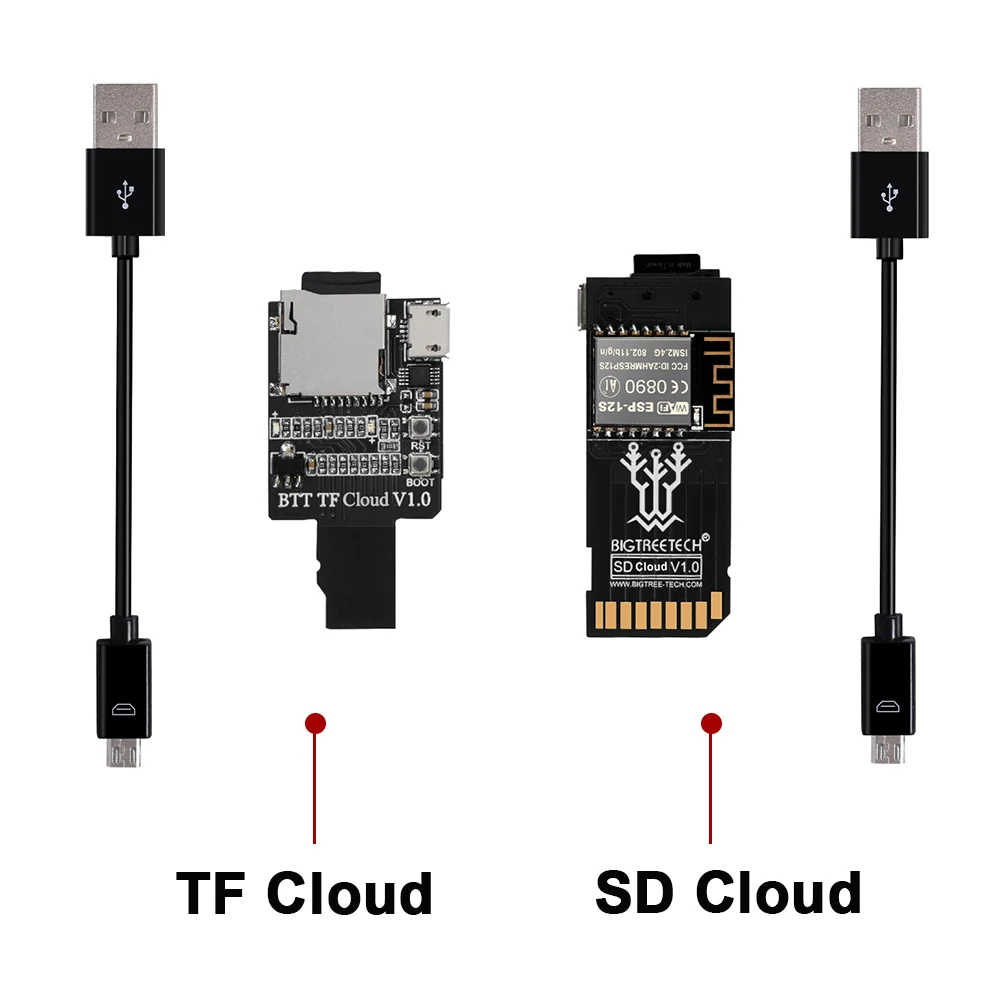 BIGTREETECH модуль BTT TF облако V1.0 SD облачный беспроводной передачи для SKR MINI E3 V1.4 Turbo TMC2209