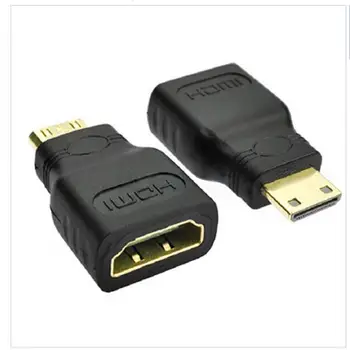 

Mini HDMI (Type C) Male to HDMI (Type A) Female Adapter cable Connector for HDTV