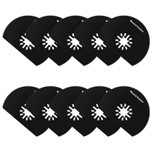 Lâminas de oscilação semi redondas do aço carbono de 1 Polegada para o corte e a moedura rápidos 10 pces quentes que oscilam as lâminas de serra, 80mm / 3.