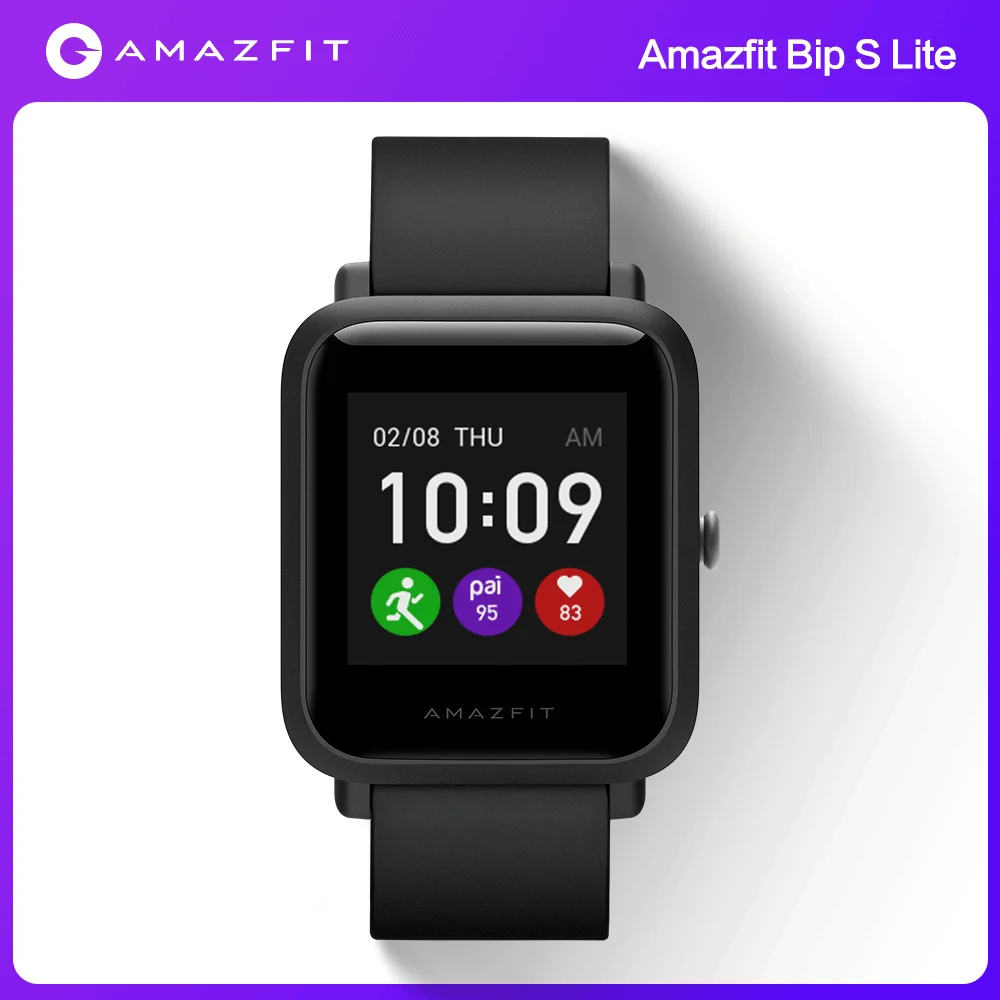 Amazfit Bip S Lite Smartwatch Global Version In Stock 30 Day Battery Life 5  ATM Waterproof Music Control For Android Ios Phone|Smart Watches| -  AliExpress