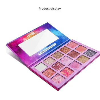 

15 Colors Dreamy Baked Eyeshadow Palette Long-lasting Waterproof Easy To Color Dazzle Eye Shadow Pigmented Cosmetic