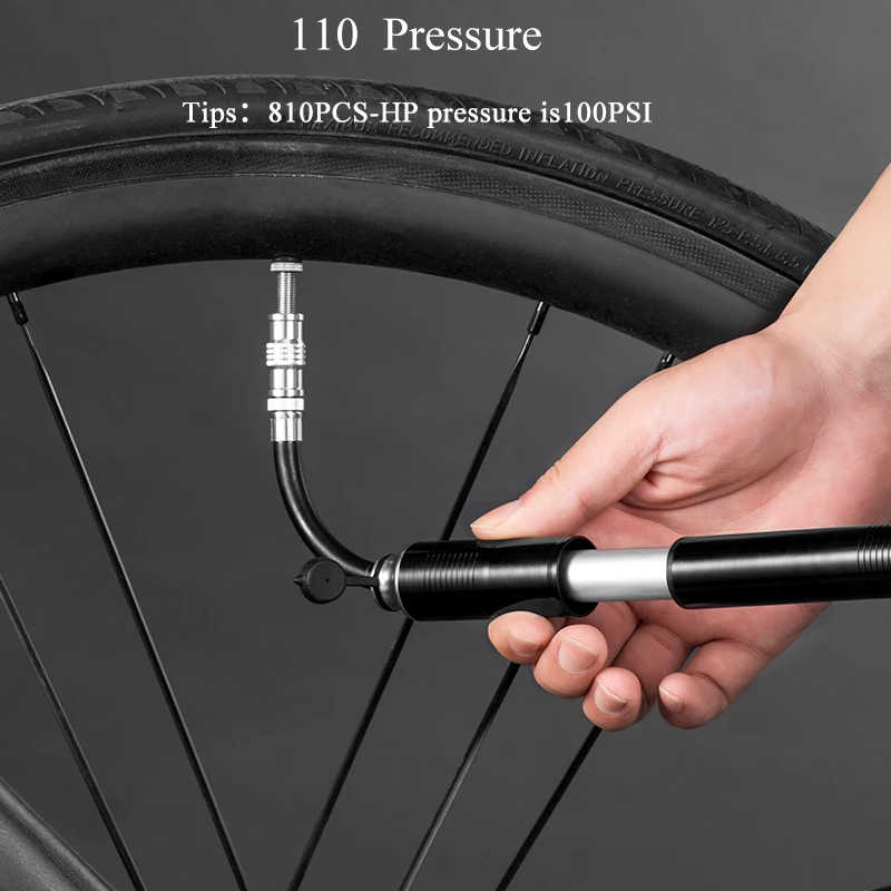 Portable Bicycle Pump Aluminum Alloy Mini Tyre Air Inflator Pump Cycling Tools