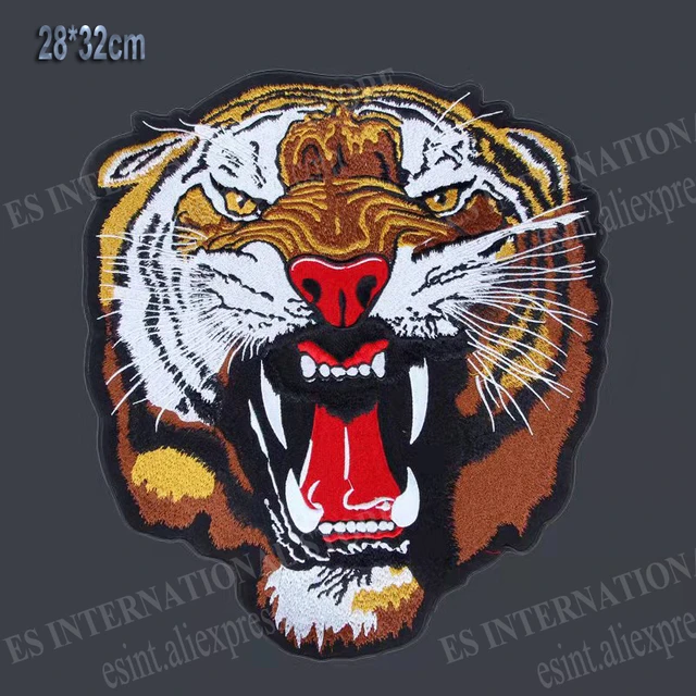  Tiger Patch, Large Animal Patches for Jackets : Arts, Crafts &  Sewing