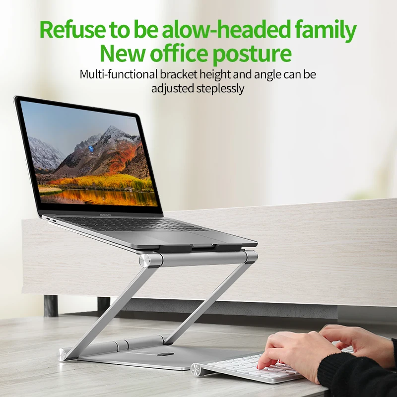 

Laptop Stand Tablet Stand Universal for Apple MacBook Pro Folding Adjustable standing office laptop desk Monitor stand for Bed