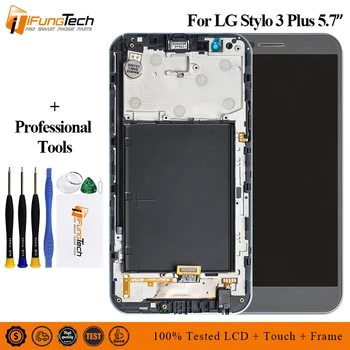 

Original For LG Stylus 3 Plus LS777 Plus LCD Display and Touch Screen Digitizer Assembly with frame for stylo 3 plus