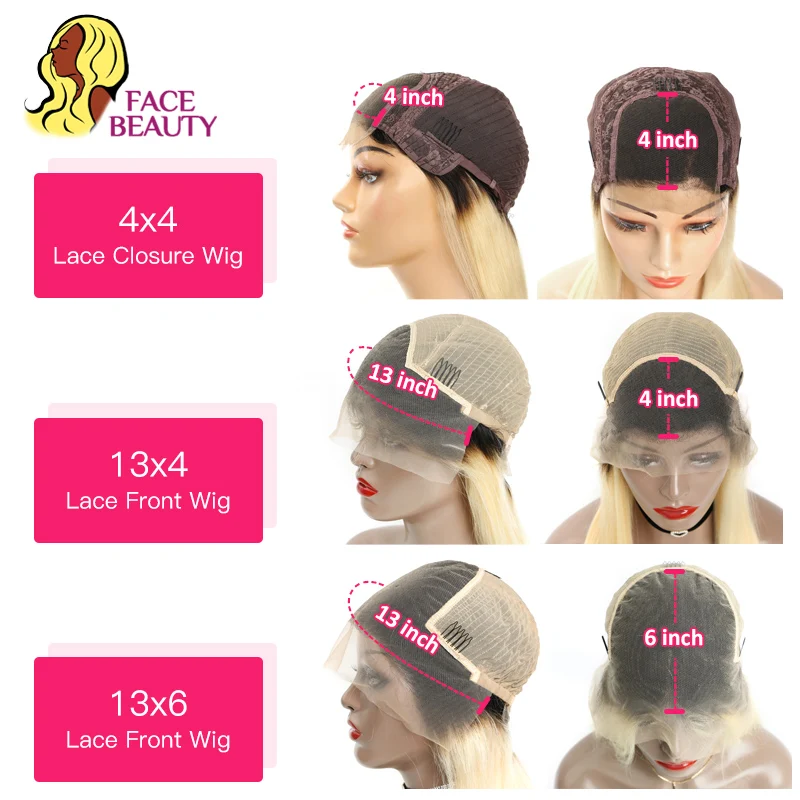 Парик Facebeauty со светлыми кружевами спереди отбеленные узлы с предварительно