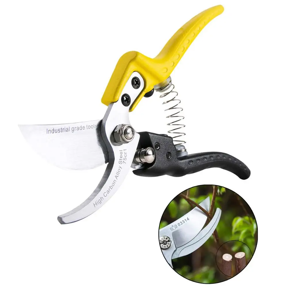 NINDEJIN Garden Tools Farm Pruning Shears Grafting Bonsai Tools Garden Scissor Plant Branches Cutter Secateurs For the Garden