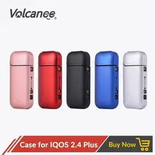 Чехол Volcanee из поликарбоната для IQOS 2,4 Plus, декоративный защитный чехол с защитой от пыли, электронная сигарета, мод, аксессуары для Vape