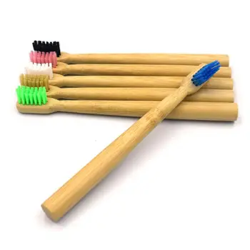 

Kids Soft Toothbrush Bristle Wooden Tooth Brush Natural Bamboo Handle Dental Oral Care Eco Friendly Travel Tooth Brush
