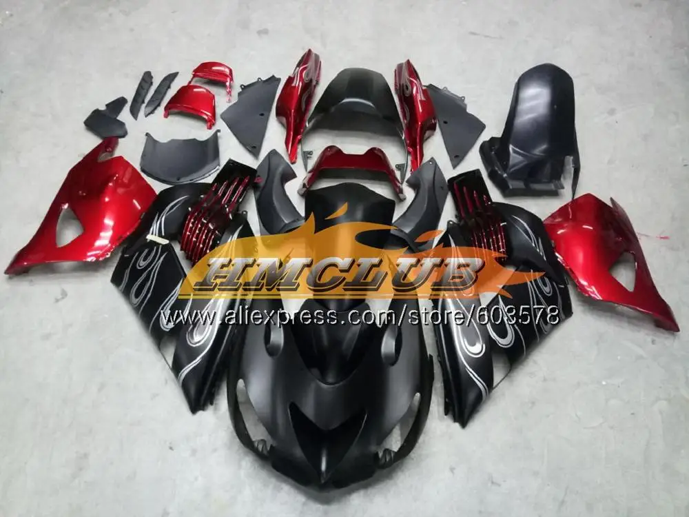 Инъекции для KAWASAKI ZX-14R 2012 2013 115CL. 49 ZX 14R ZZR1400 ZX14R для детей возрастом 12, 13, 14, 15, 16, 17, обтекателя глянцевый зеленый - Цвет: No. 4