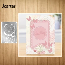 2021 Lace Circle Butterfly Birthday Metal Cutting Dies Shape Scrapbook Craft Die Cut Stencil Card Make Mould Sheet Decoration