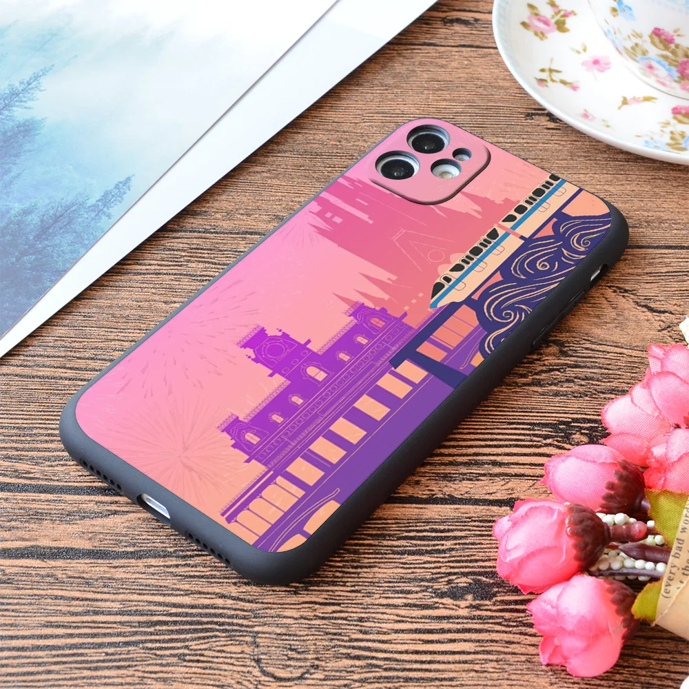 

For iPhone Here You Leave Today Print Soft Matt Apple iPhone Case