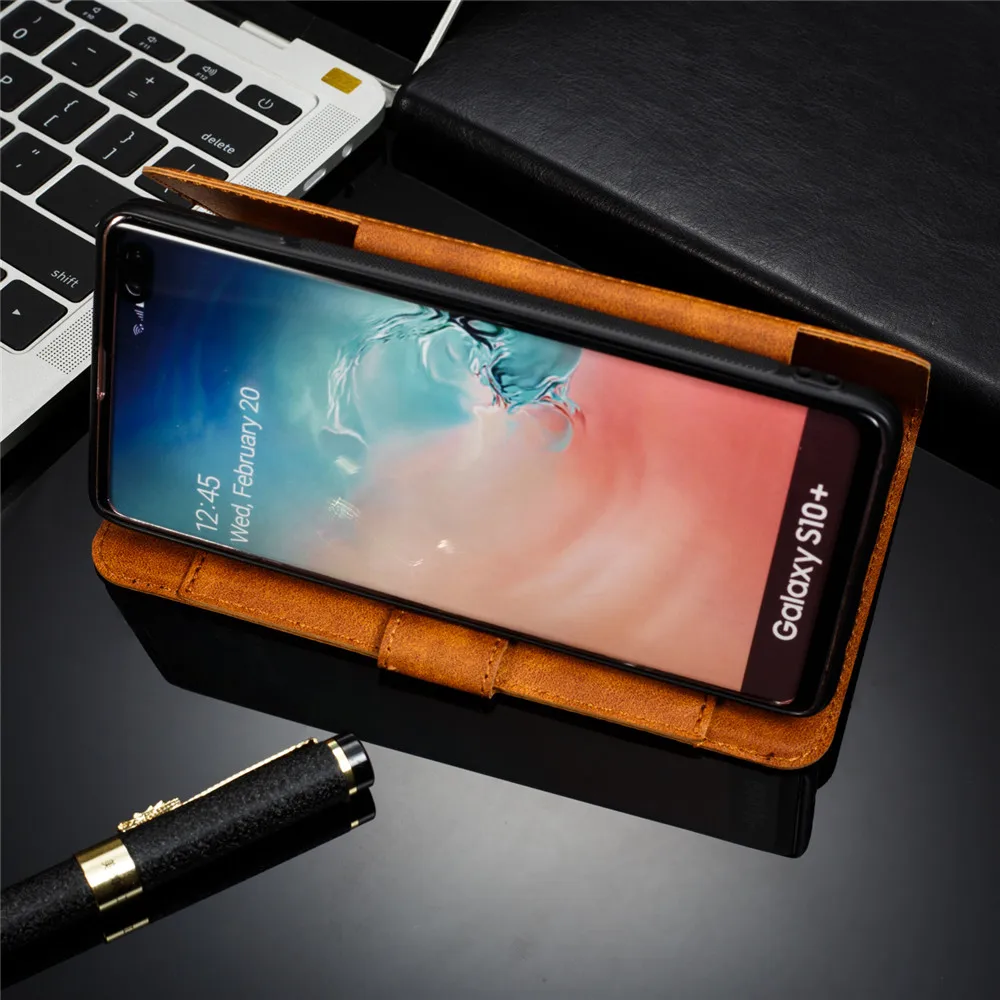 Роскошные нескольких карт кожаный чехол для samsung Galaxy J3 J5 J7 A5 J2 Pro J4 J6 J8 чехол Крышка Съемный кошелек Чехол