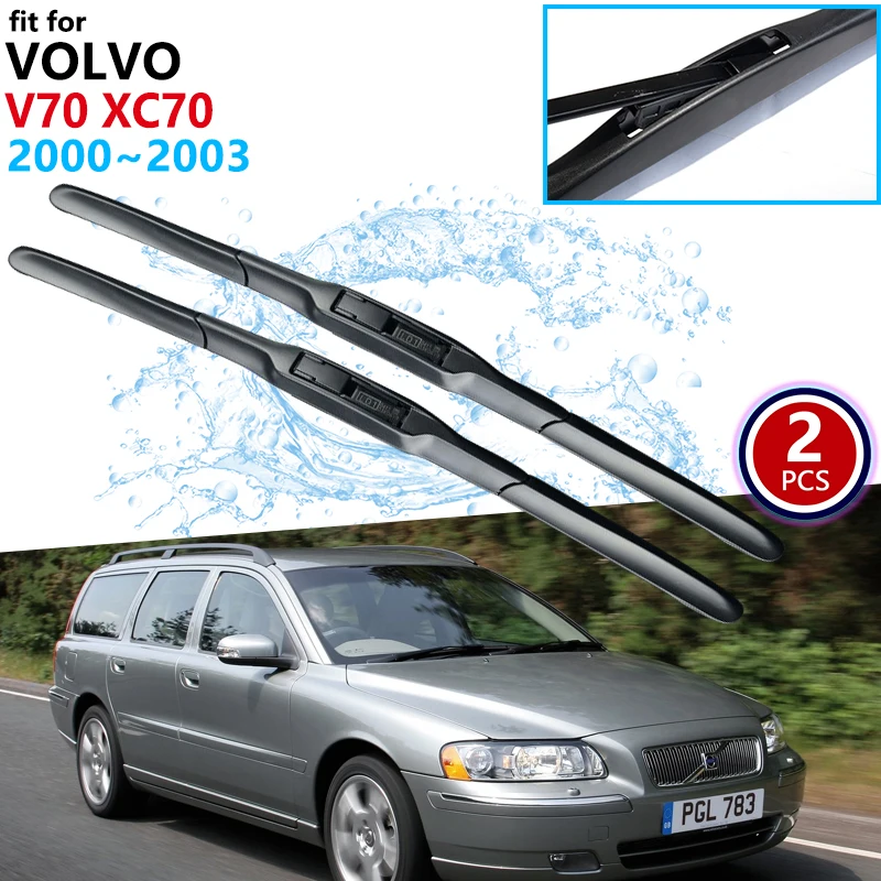 Spazzola Tergicristallo Auto Per Volvo V70 Xc70 Xcv 70 2000 2001 2002 2003 Parabrezza Anteriore Tergicristalli Spazzole Accessori Auto