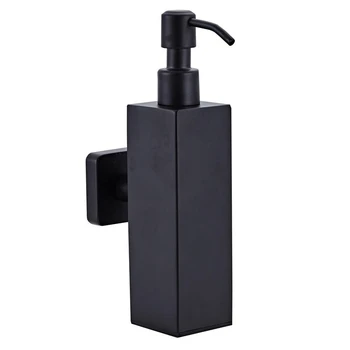 

Black Soap Dispenser Bathroom Accessories Stainless Steel 304 Wall Mounted Liquid Soap Organize