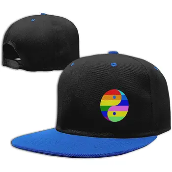 

Ying Yang Rainbow Unisex Contrast Color Hip Hop Baseball Cap