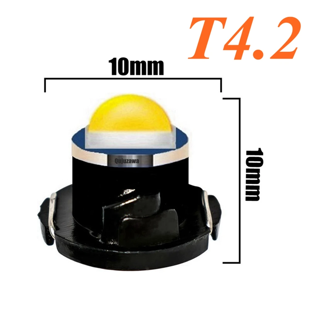 10PCS T3 T4.2 T4.7 T5 T6.5 T10 W5W B8.5D B8.4D B8.3D LED  ڵ   ڵ   ³ȭ ǥ 