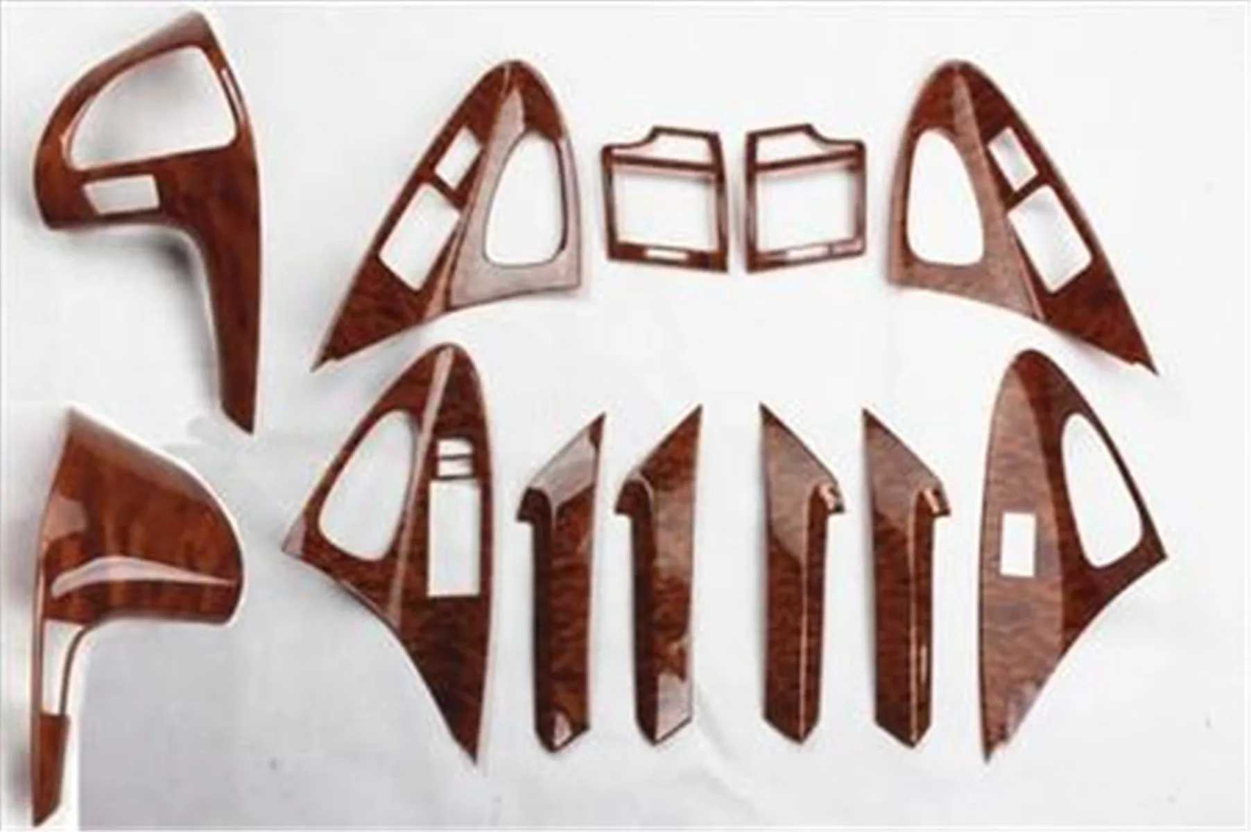 

1lot Car stickers ABS Original car wooden grain inside decoration cover for 2006-2011 Toyota camry MK6