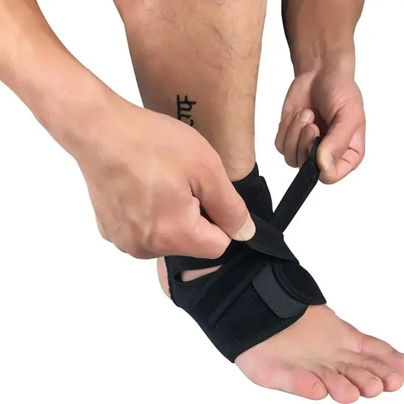 Sports Ankle Support Brace Pad Elastic Ankle Protection Guard Bandage Wrap for Outdoor Climbing Tennis Football Soccer