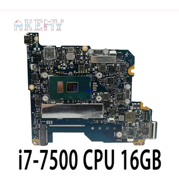 شراءAkemy ل For Asus ZenBook 3 UX390 UX390U UX390UA UX390UAK UX390UAK اللوحة الأم للكمبيوتر المحمول I7-7500 وحدة المعالجة المركزية 16 جيجابايت RAM 100% اختبار Mainboard