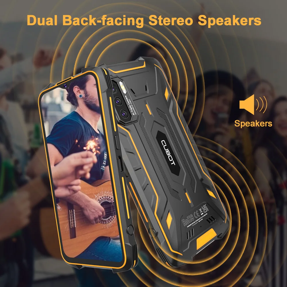 Cubot KingKong 5 Pro Android 11 IP68/IP69K Impermeable Rugged Smartphone Móvil Todorerreno para Viajes o Deporte Smartphone 8000mAh Batería NFC 48MP Triple Cámara 4GB+64GB GPS Dual SIM teléfono moviles Robusto 2021 - Imagen 5
