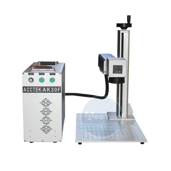 

Agent price automatic fiber laser marking machine metal laser engraver 30w for sale