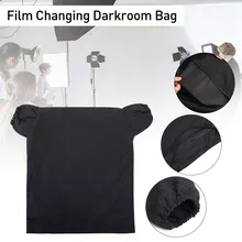 Антистатическая двухслойная Портативная сумка с противоотражательным покрытием на молнии для темной комнаты, практичная разработка пленки для изменения фотографии, профессиональная