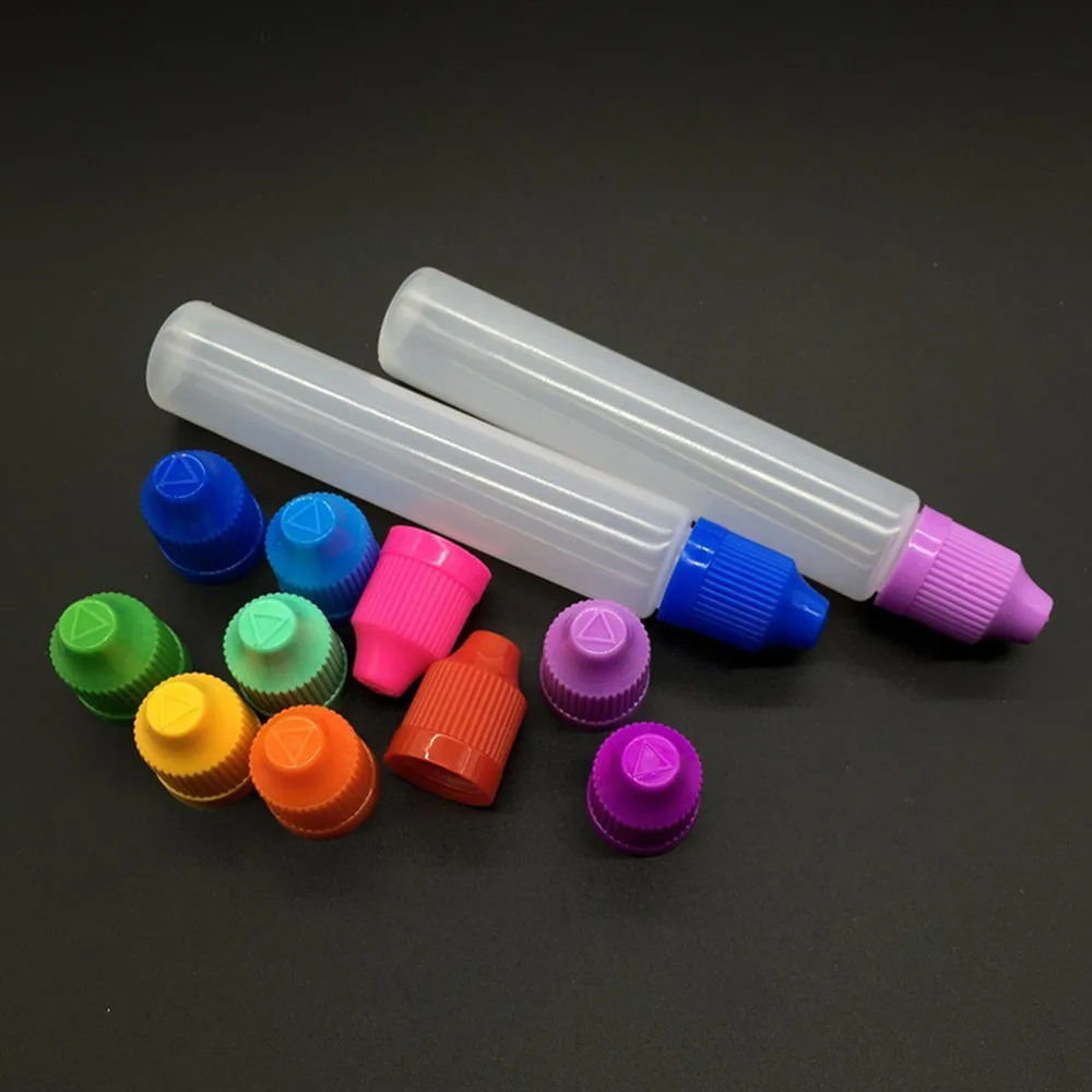 10 шт. 60 мл 30 мл с длинной пипеткой бутылки пустые сжимаемые глаза E жидкости емкости для сока с Childproff крышки капельницы Советы+ воронка