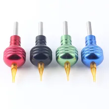 Ручки для татуировки 1 шт./лот 35 мм нержавеющая сталь самоблокирующиеся трубки для тату иглы и наконечники