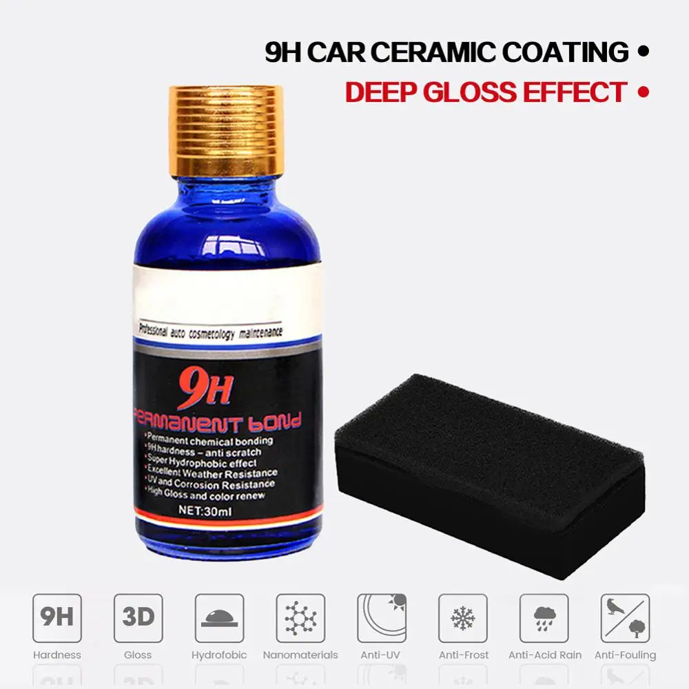 

9H Ceramic Car Motocycle Coating Paint Care Car Liquid Glass Nano Hydrophobic Car Polish Auto Detailing Water Glass Coating Car