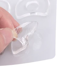 4/6 шт. прозрачный гель кукурузы наклейки носок износостойкая, ухаживает за кожей стоп наклейки