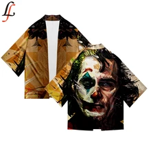 В стиле «Джокер» в стиле Харадзюку, кимоно, кардиган, Для мужчин японский мужской юката Для Мужчин's Haori японская одежда самураев традиционные японские Костюмы