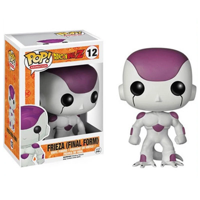 Funko POP Dragon Ball Супер Саян Гоку Веджета, Фриза отличная Аниме Фигурка оригинальная ПВХ Фигурки Коллекционная модель игрушки 2F62 - Цвет: POP 12