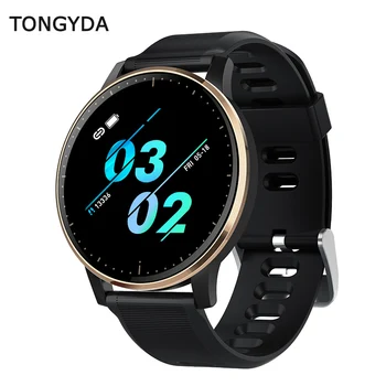 

TONGYDA Waterproof Color Screen Bluebooth Sport Watches Fitness Smartwatch Heart Rate Monitor Smart Wristband Silver