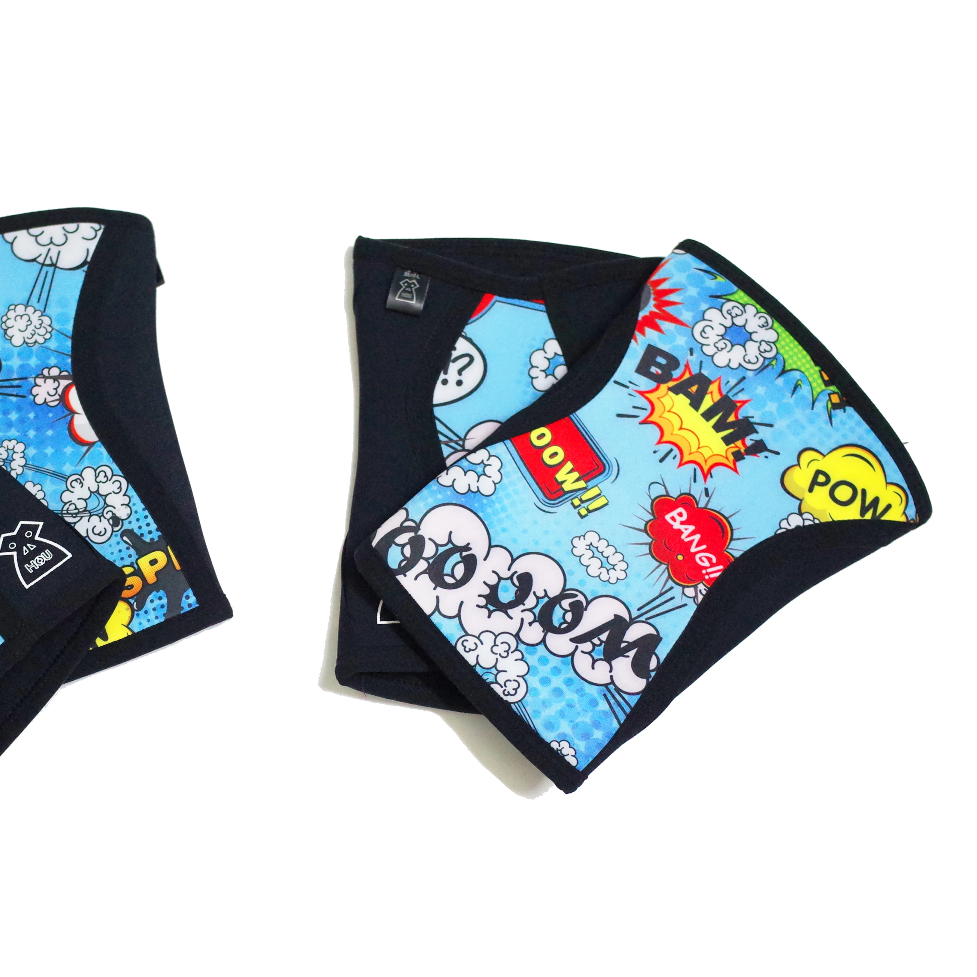 HOU BOOM Neoprene Knees Supports 5MM Sports Pressured Pads Crossfit Professional Brace Weightlifting Compression Kneepads