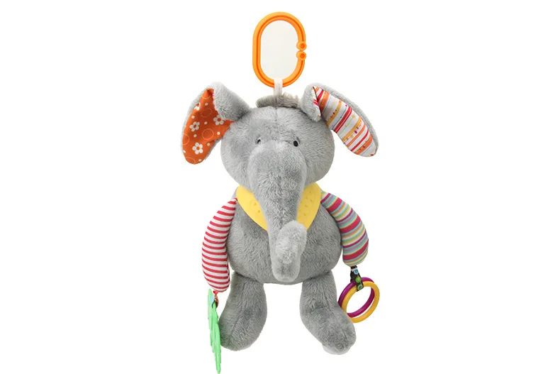 Детская Подвеска-прорезыватель для животных, Висячие плюшевые игрушки