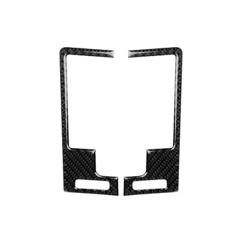 

2pcs/set Carbon Fiber Console Middle A/C Outlet Vent Trim For Nissan 350Z 06-09 Car Interior Decoration Car Stickers