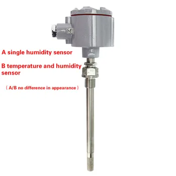 

high temperature type temperature and humidity sensor 0-5v/0-10v/4-20mA thermometer Hygrometer with installation base