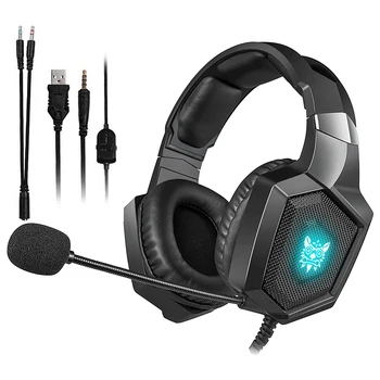 

VKTECH K8 USB RGB Gaming Headset 3.5mm Wired Headphone with Microphone for PS4 Xbox One Music Gaming 3.5mm Headset with Mic
